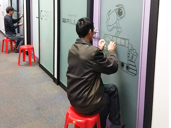 迪士尼施工現場